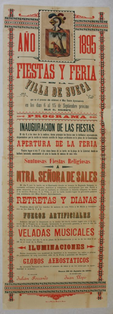 Fiestas mayores en honor a Nuestra Señora de Sales  